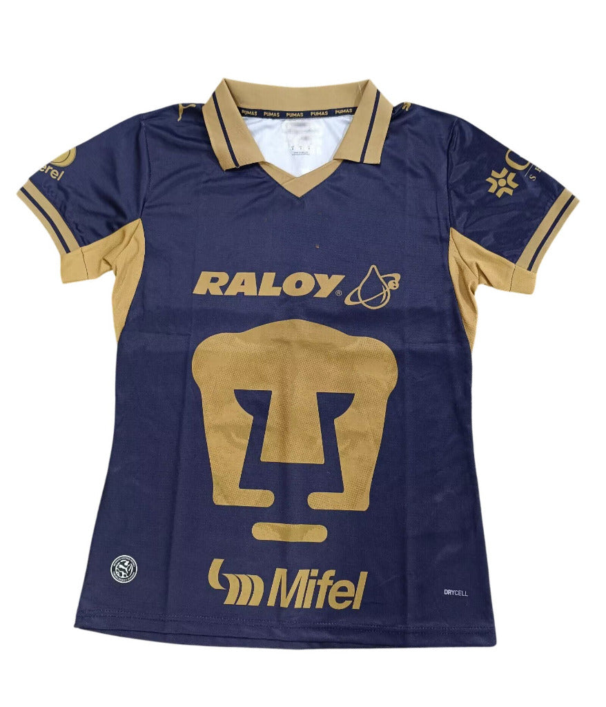 Pumas 26/27 Gold/Navy Home Women Jersey