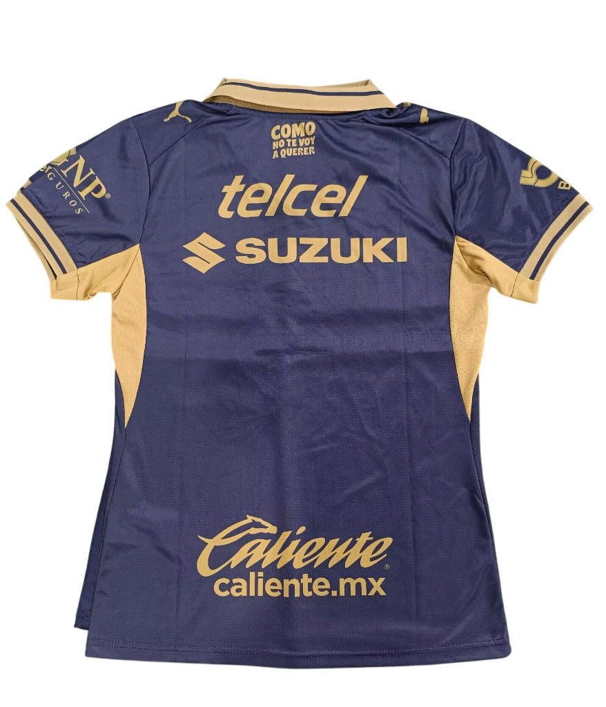 Pumas 26/27 Gold/Navy Home Women Jersey