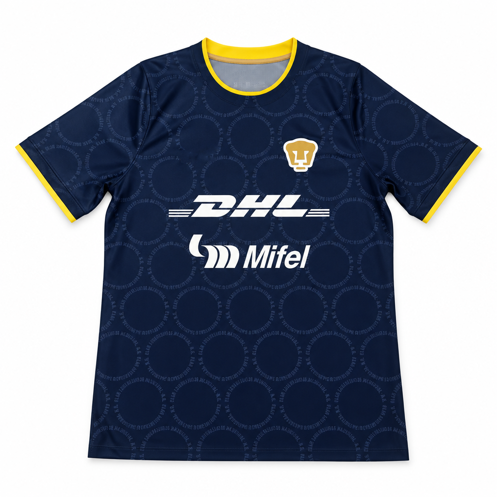 Pumas 26/27 Navy/Yellow Away Jersey