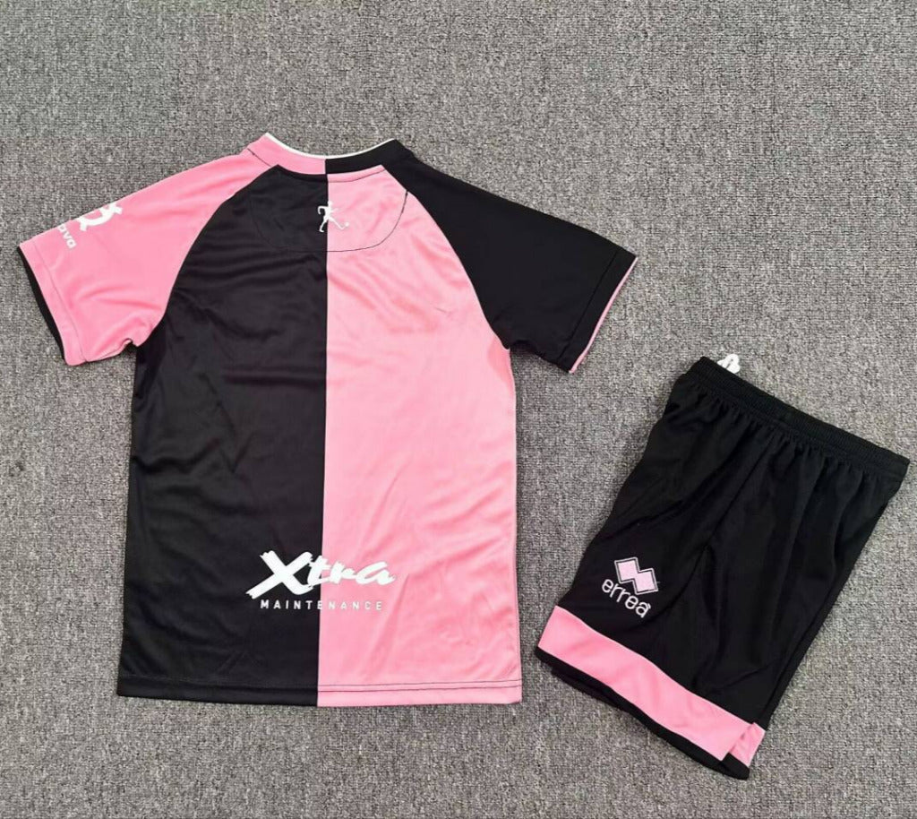 QPR 25/26 Pink/Black Away Kids Jersey Set