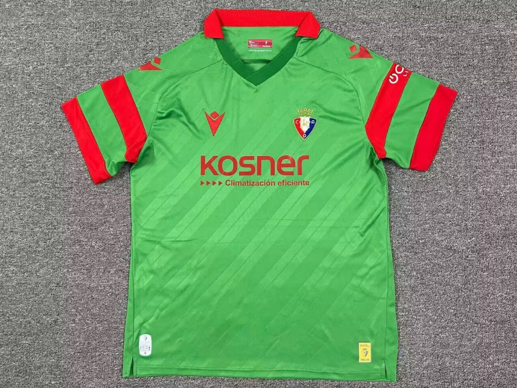 Qsasuna 25/26 Green/Red Away Jersey