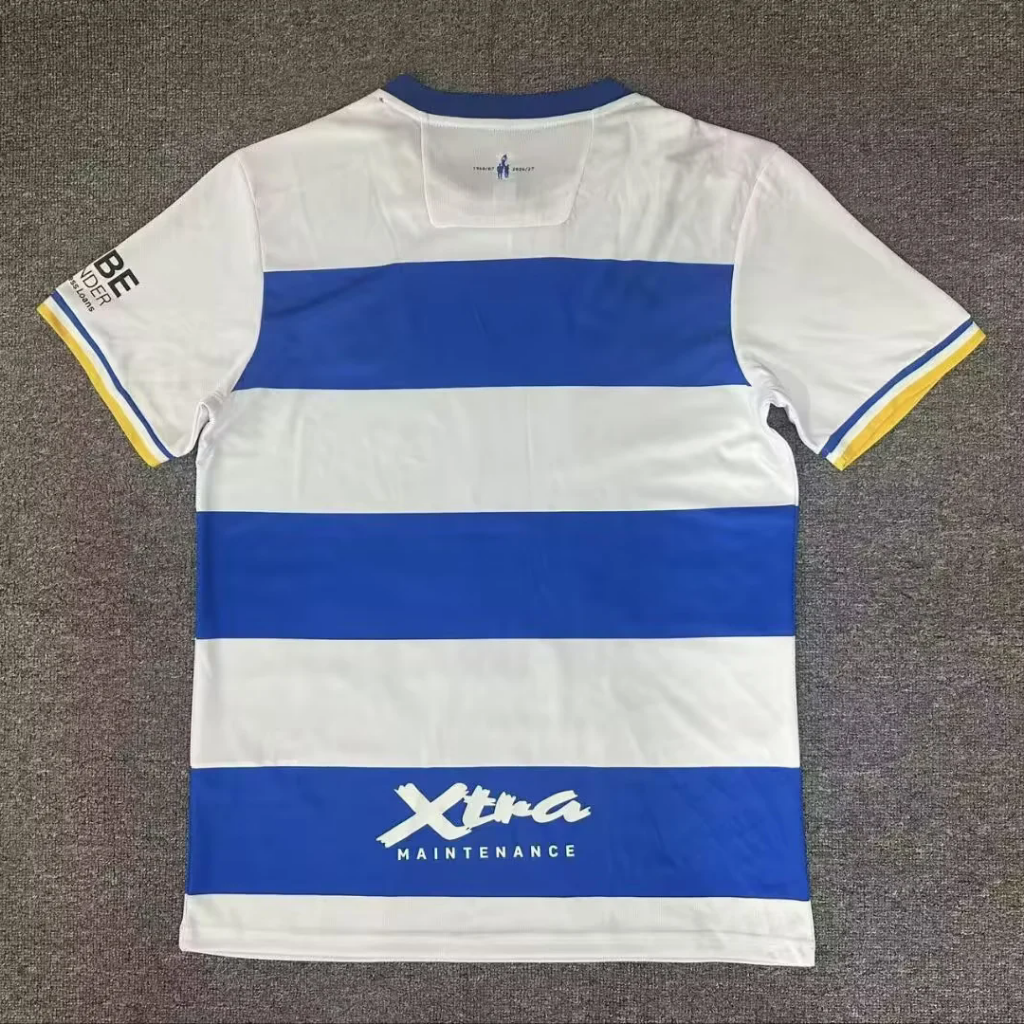 Queens Park Rangers 26/27 White/Blue/Yellow Trim Home Jersey