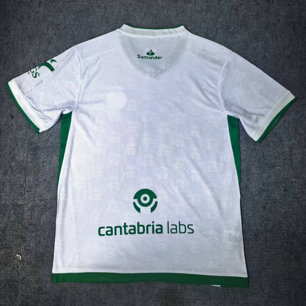 Racing de Santander 25/26 White/Green Home Jersey