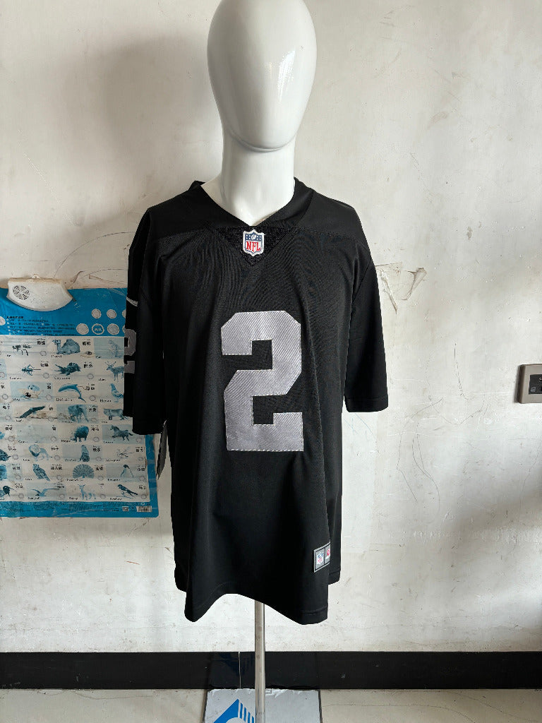 Raider 25/26 Jeanty #2 Black/Gray NFL Game Jersey