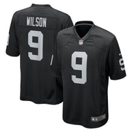 Raider 25/26 Wilson #9 Black NFL Game Jersey