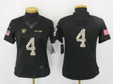 Raiders 2021/22 Carr #4 Khaki/Camo Print Women NFL Jersey