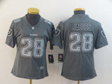 Raiders 2021/22 Jacobs #28 Dusty Gray/Black Women NFL Jersey
