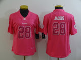 Raiders 2021/22 Jacobs #28 Pink/White Women NFL Jersey
