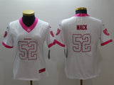 Raiders 2021/22 Mack #52 White/Pink Women NFL Jersey