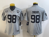 Raiders 2023/24 Crosby #98 Gray/Black Women NFL Jersey