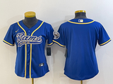 Rams 2021/22 Royal Blue Women Baseball Style Jersey