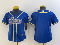 Rams 2021/22 Royal Blue Women Baseball Style Jersey