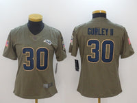 Rams 2022/23 Gurley II #30 Khaki Women NFL Jersey