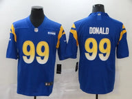 Rams 25/26 Donald #99 Royal Blue NFL Jersey
