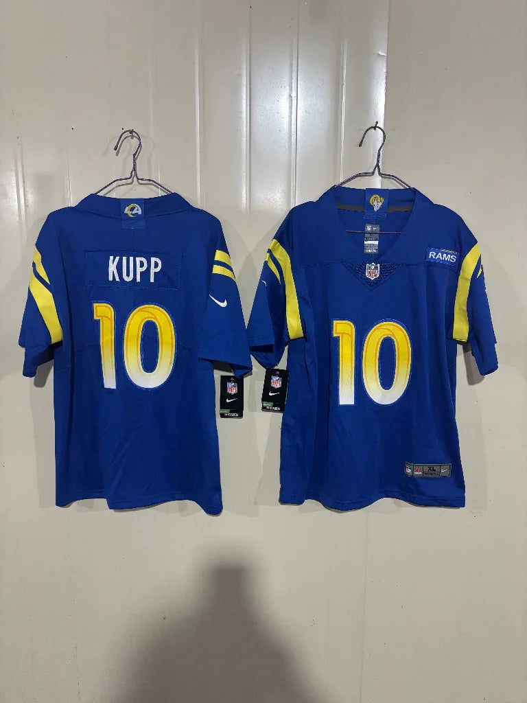 Rams 25/26 Kupp #10 Royal Blue Kids Jersey