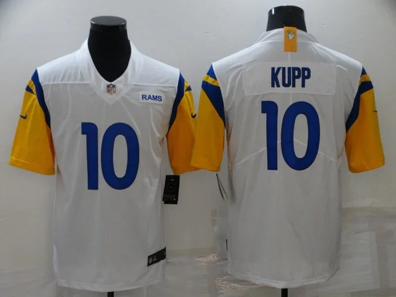 Rams 25/26 Kupp #10 White NFL Jersey