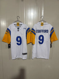 Rams 25/26 Stafford #9 White NFL Jersey
