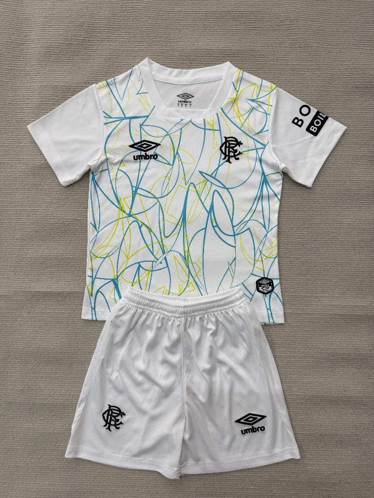 Ranger 26/27 White/Blue Home Goalkeeper Kids Jersey