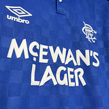 Rangers 1987/90 Retro Blue Home Jersey