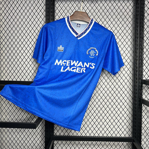 Rangers 1990/92 Retro Blue Home Jersey