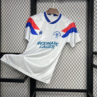 Rangers 1990/92 Retro White Away Jersey