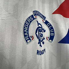 Rangers 1990/92 Retro White Away Jersey