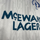 Rangers 1990/92 Retro White Away Jersey