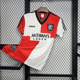 Rangers 1995/96 Retro Red/White Away Jersey