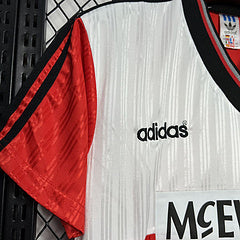 Rangers 1995/96 Retro Red/White Away Jersey