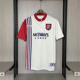 Rangers 1996/97 Retro Red/White Away Jersey