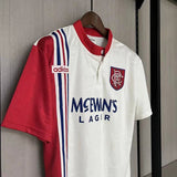 Rangers 1996/97 Retro Red/White Away Jersey