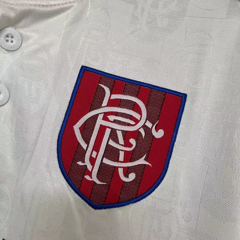 Rangers 1996/97 Retro Red/White Away Jersey