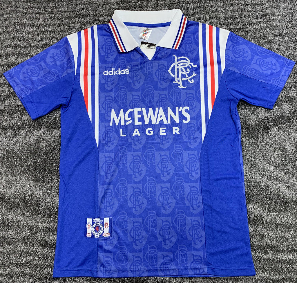 Rangers 1996/97 Vintage Retro Home Jersey - Concept Kits
