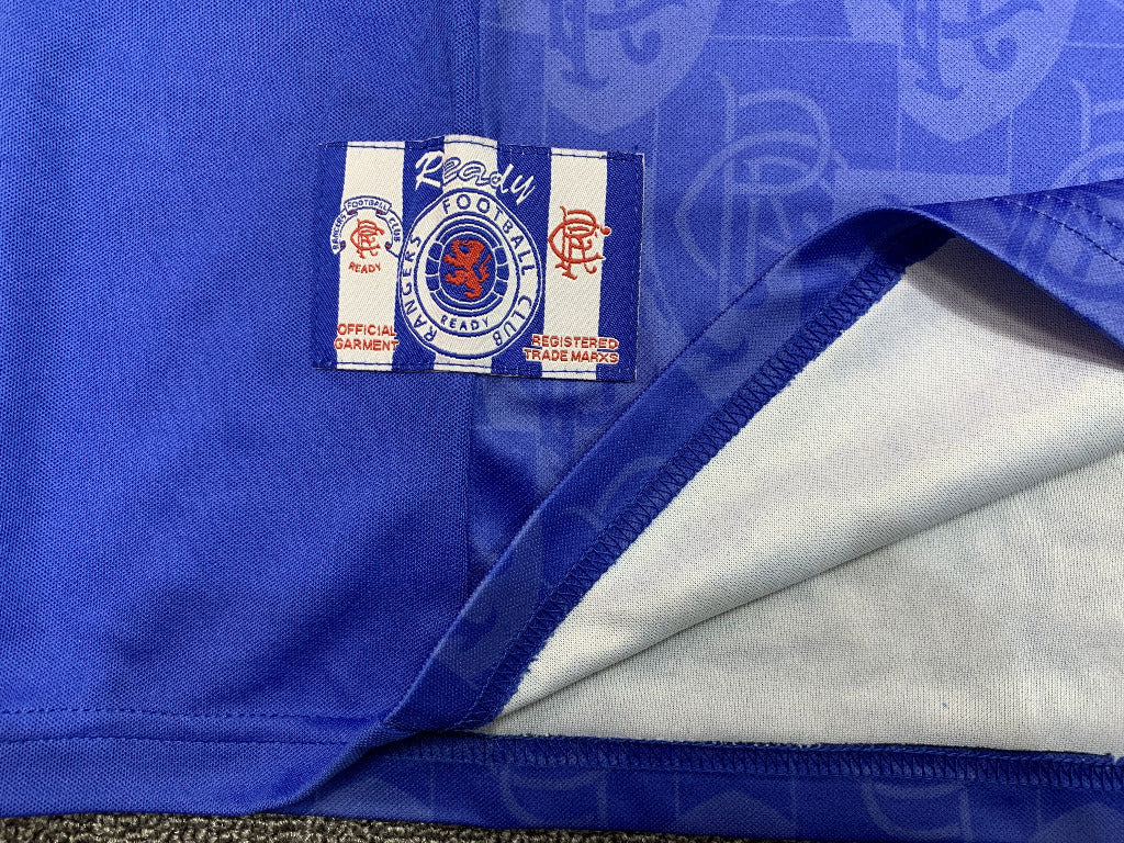 Rangers 1996/97 Vintage Retro Home Jersey - Concept Kits