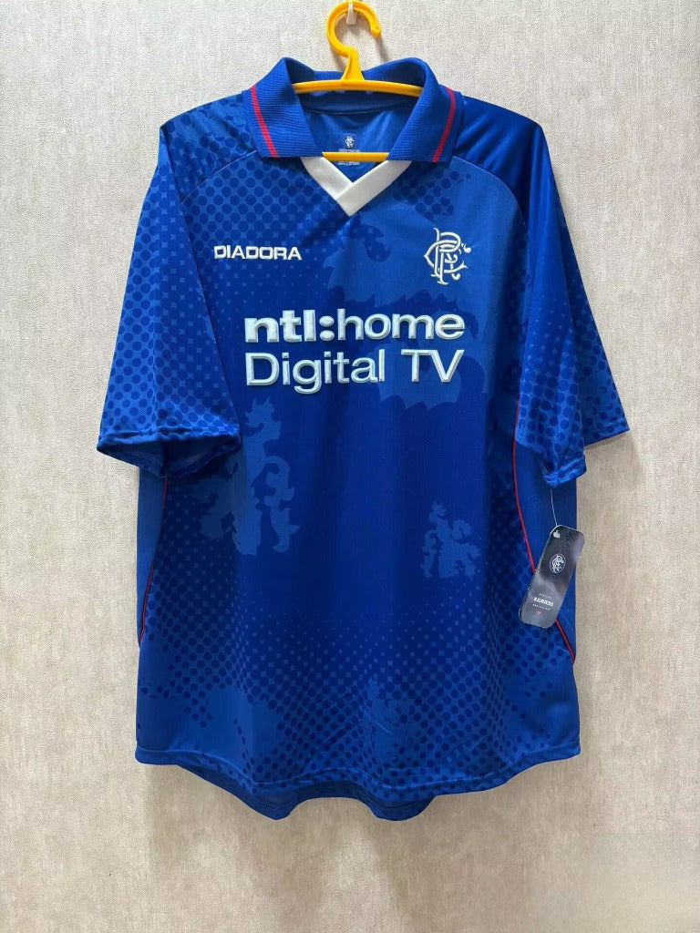 Rangers 2002/03 Vintage Retro Home Jersey