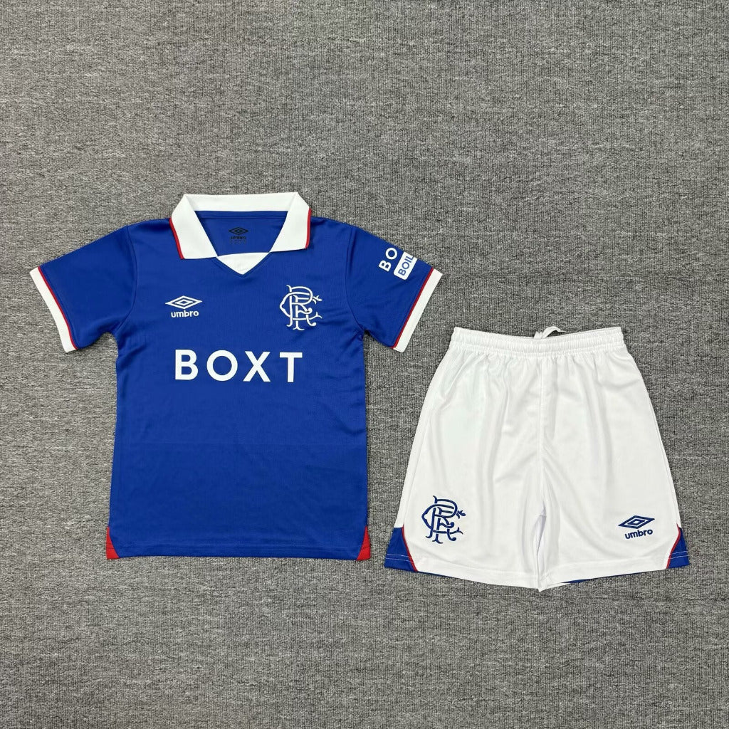 Rangers 25/26 Home Kids Jersey Set