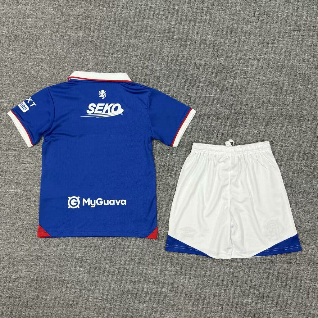 Rangers 25/26 Home Kids Jersey Set