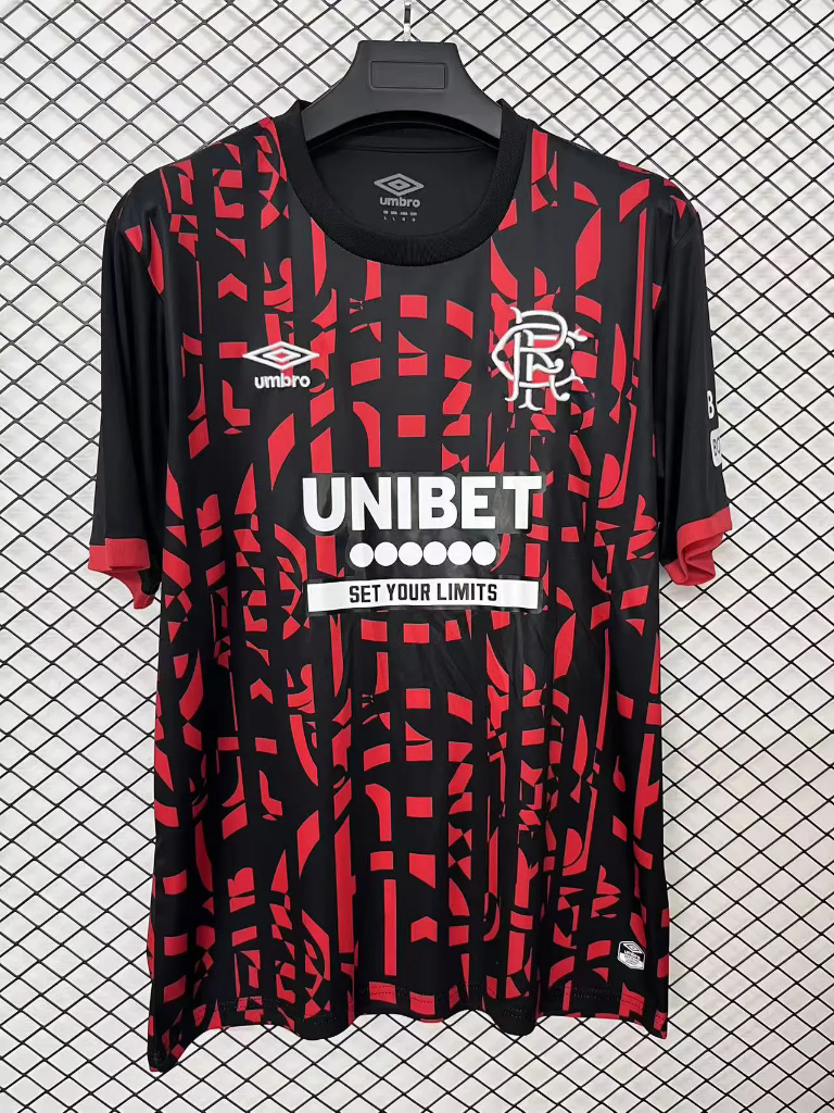 Rangers 26/27 Black/Red Third Jersey