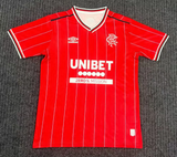 Rangers 26/27 Red/White Pinstripes Away Jersey