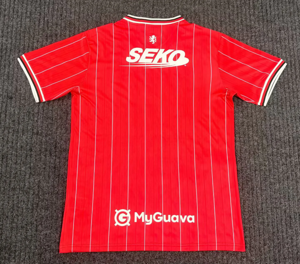 Rangers 26/27 Red/White Pinstripes Away Jersey