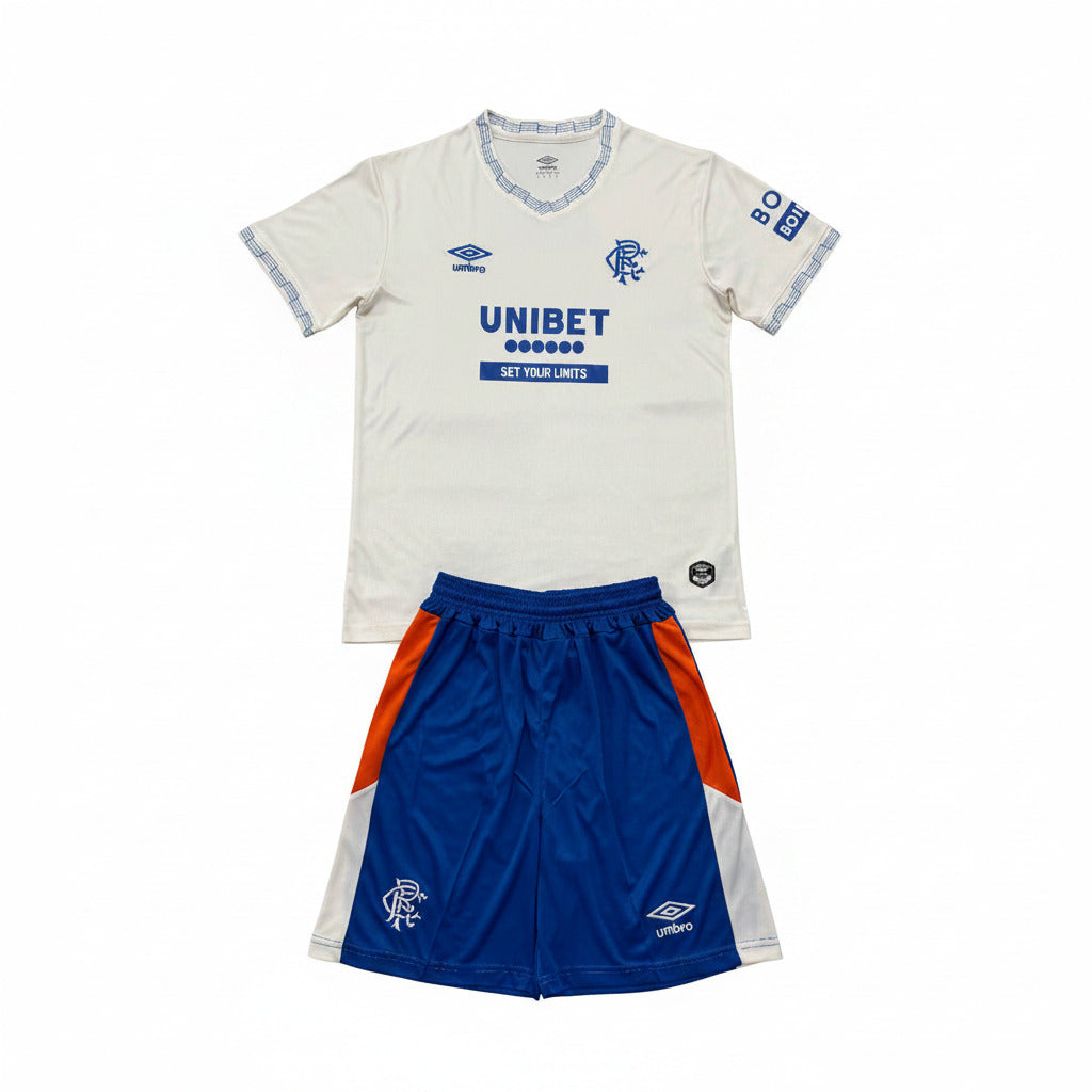 Rangers 26/27 White/Blue Away Kids Jersey