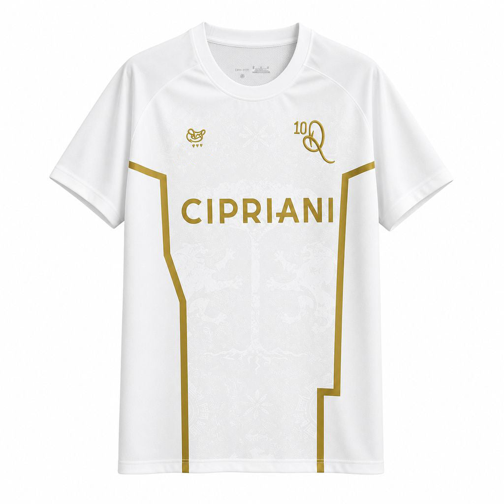 Ravenna 26/27 Ronaldinho Collaboration White/Gold Jersey