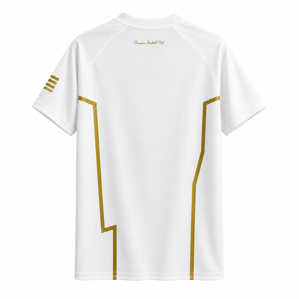 Ravenna 26/27 Ronaldinho Collaboration White/Gold Jersey