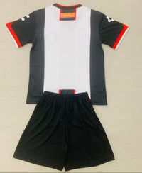 Ravens 26/27 Black/Red Stripes/White Home Kids Jersey Set