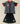 Ravens 26/27 Black/White Stripes/Red Away Kids Jersey Set