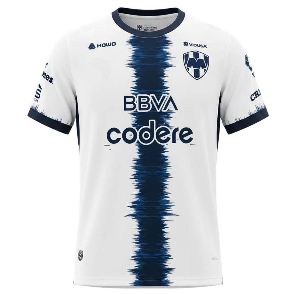 Rayados Monterrey 26/27 White/Blue Away Jersey
