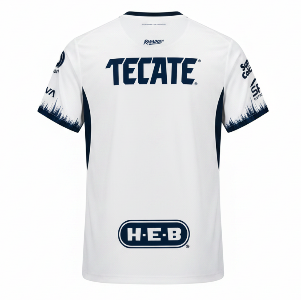 Rayados Monterrey 26/27 White/Blue Away Jersey