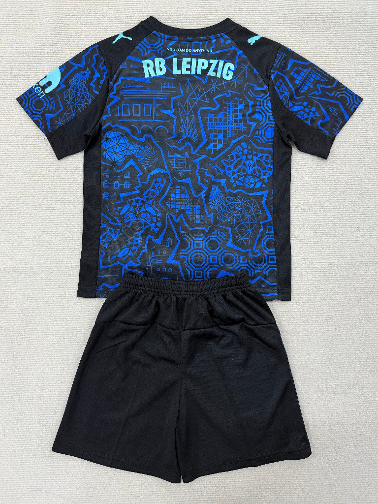 RB Leipzig 2026 Blue/Black Special Edition Kids Jersey Set
