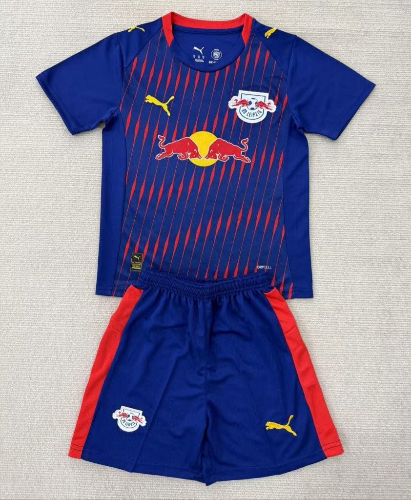RB Leipzig 25/26 Navy Away Kids Jersey Set