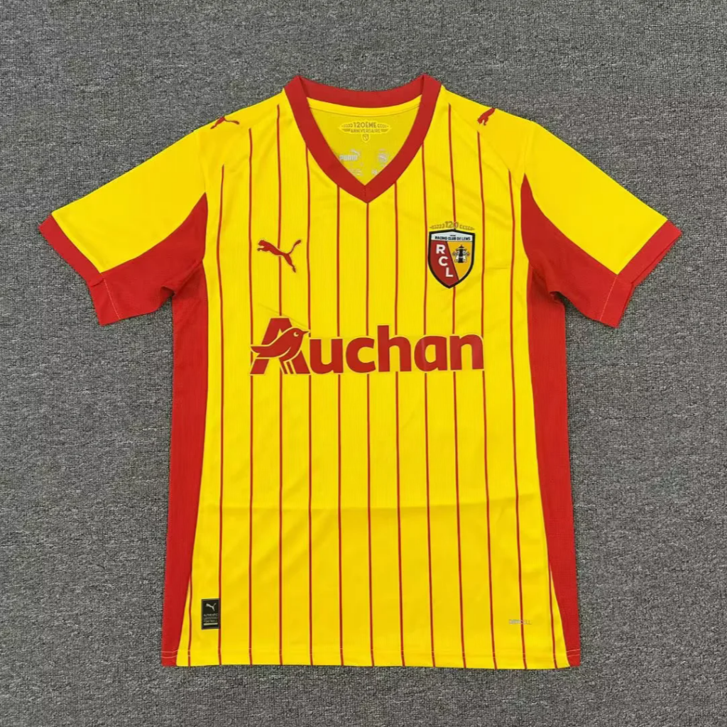 RC Lens 25/26 Yellow/Red Home Jersey - Concept Kits
